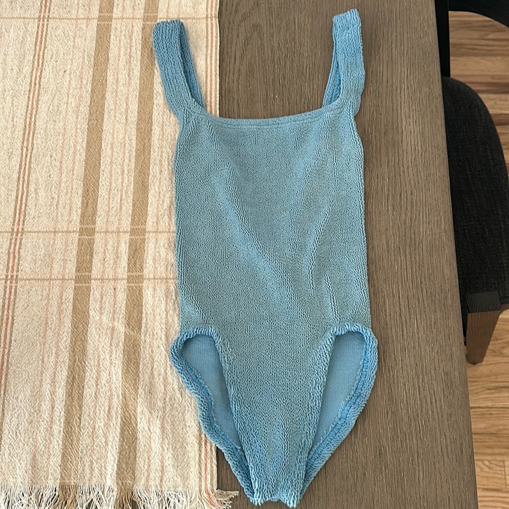 Hunza g square neck one piece